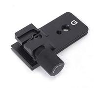 iShoot Arca Pied de Rechange pour Objectif Sony E PZ 18-110 mm f/4 G OSS usiné CNC en Aluminium de qualité aéronautique avec Plaque de libération Rapide de 90 mm pour tête de trépied