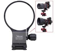 iShoot Bague de fixation pour trépied compatible avec Sigma 100-400 mm f/5-6.3 DG DN OS et 105 mm f/1.4 DG HSM Art, support d'objectif inférieur Arca-Swiss Fit plaque à dégagement rapide queue