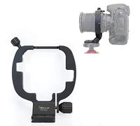 iShoot Bague de montage pour trépied, support d'objectif compatible avec Nikon PC-E Micro NIKKOR 45 mm f/2.8D ED et objectif inclinable 24 mm f/3.5D ED, plaque à dégagement rapide Arca-Swiss 46 mm 1/4