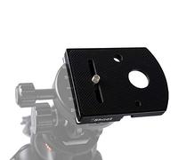 iShoot Grande plaque à dégagement rapide compatible avec Canon EOS 1DX II 1DX 1Ds 1D Series Nikon D6 D5 D4 D3 Series Hasselblad X1D Series Fuji GFX100 GFX50 Series et pince de tête de trépied