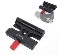 iShoot IS-JZ85MFT Pince Adaptateur Compatible avec Plaque dégagement Rapide d'Arca-Swiss Fit 200PL 410PL ARCA Fit Tête de trépied Gitzo GH 1780 2780 3780 Manfrotto MH 490 492 494 496 498 054 055 057