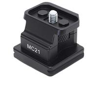 iShoot Pied de rechange pour trépied compatible avec Sigma MC-21 EF-L Adaptateur de monture de monture de monture et adaptateur de support d'objectif intégré Arca-Swiss Fit Quick Release Plate