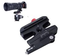 iShoot serrer Adaptateur convertisseur à Levier Long autobloquant avec Bouton Finement réglé, Compatible avec Manfrotto 200PL et Arca-Swiss Fit Plaque de dégagement Rapide caméra et tête trépied