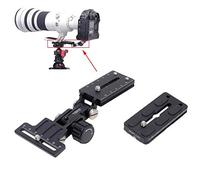 iShoot Support pour téléobjectif +Arca-Swiss Fit Plaque à dégagement Rapide Compatible avec Grand Appareil Photo avec poignée de Batterie et Zoom Objectif 400mm f/2.8 300mm f2.8 Arca Trépied Rotule