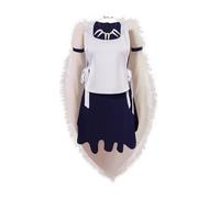 iSHOWcos Costume de princesse Mononoke San Cosplay pour femmes - Ensemble complet avec collier - Tenue d'Halloween (taille XXL)