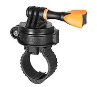 iSHOXS Bike Mount 360° | Support caméra d'action vélo 360° Rotatif | Ultra-Stable | pour GoPro, DJI, Insta360 | Guidon, Tige de Selle, Cadre | Idéal VTT, vélo électrique, Outdoor