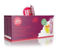 ISI Lot de 2 x 24 capsules à crème - Professional Charger - Capsules de crème N2O en acier de qualité supérieure - Certifiées HACCP - Fabriquées en Autriche