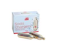 iSi - Pack de 10 recharges pour siphon Seltz CO2, 8 g, barman cocktail