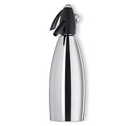 ISI Siphon à Soda Seltz Bartender Cocktail Acier Inoxydable Lt.1.0