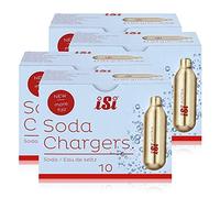 iSi Soda Chargers Lot de 4 capsules de soda pour eau pétillante 84 g