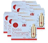 iSi Soda Chargers Lot de 6 capsules de soda pour eau pétillante 84 g
