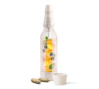 iSi Twist'n Sparkle Virtuoso Machine à gazéifier 0,95 l - Machine à soda pour eau pétillante, jus et cocktails - Machine à gazéifier et à soda avec housse en silicone antidérapante - Machine à eau