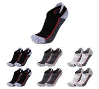 ISI WORK CAPOLAVORO Chaussettes Femme et Homme de Travail, Protège-Bas & Socquettes Femme et Homme, Chaussettes Courtes Mixte - Lot de 6 (JOB 03, 43-46)