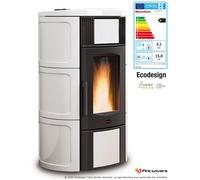 Iside Idro 5.0 19kW Poêle à granulés bordeaux
