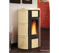 Iside Idro H15 18kW Poêle à granulés parchemin