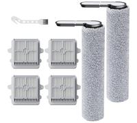 isinlive Accessoires F25 pour aspirateurs Eau et poussière Roborock F25/F25 ACE/F25 RT/F25 LT/F25 ALT/F25 GT/F25 XT/F25 ACE Comb/F25 Combo, 2 Rouleaux de Brosse + 4 filtres HEPA