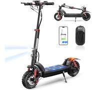 isinwheel GT2 Trottinette Électrique Adulte 1200W,Batterie 48V 15Ah,Autonomie 60KM,Pliable Tout Terrain avec Amortisseurs Avant/Arrière,APP,Clignotants,Éclairage Ambiance,Charge Max 150KG