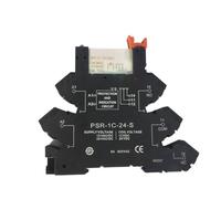 ISIRYK Relais électromécaniques Relais intermédiaire SR-1C-AD24V-S avec Prise 24 V CC 6 A(SR-1C-AD230V-S)