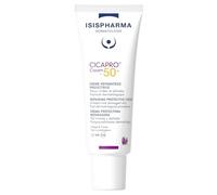 ISISPHARMA CICAPRO Cream SPF50+ 40ml - Crème réparatrice protectrice solaire - Visage et Corps - Peau Irritée,Abîmée, exposée au soleil ou post-acte dermatologique- Sans parfum - Fabrication Française