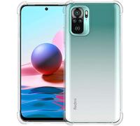 ISIUM Coque Renforcée Transparente Compatible avec Xiaomi Redmi Note 10/Note 10S - Etui de Protection en Silicone Antichoc - Transparente Souple en TPU - Bumper Housse Case