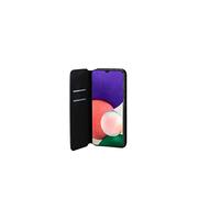 ISIUM Etui Portefeuille Noir Compatible avec Samsung A22 - Portefeuille Étui Housse - Étui à Rabat - Housse avec Rangements Cartes - Anti-Choc Protection Intégrale