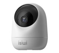ISIWI Orb Caméra IP WiFi Interne Surveillance Domestique,HD 1080P, Vue panoramique, détection de mouvements et Sons anormaux, Audio bidirectionnel, Moniteur de bébé avec Vision Nocturne