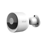 Isiwi Pik ISW-BFEP3MP Caméra de Surveillance extérieure Wi-FI 2 K 3 MP, détection de Mouvement et Sons, Audio bidirectionnel, Vision Nocturne 10 m, IP65, Application, Cloud, Alexa/Google, ISW-BFEP3MP