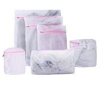 ISIYINER Lot de 6 Filet à Linge Sac à Linge Sac à Lavage avec Fermeture Eclair pour Protéger Vos Vêtements