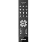 TechniSat Télécommande ISIZAPPER Universal – Apprentissage, très grandes touches, LED optique – Noir