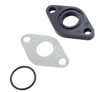 ISJRJF Carburateur de Moto Carbu pour Moteur Joints d'admission de collecteur de carburateur, Tampon en Papier et Caoutchouc, adaptés aux pièces GY6 139QMB 50CC TAOTAO SUNL ROKETA(5 Sets)