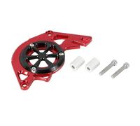 ISJRJF Couvercle de Protection Protection de chaîne Avant en Aluminium CNC Moto Convient pour Honda MSX125 2013-2017, Couvercle pignon et Moteur Garde de chaîne(Red)