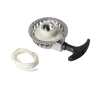 ISJRJF Démarreur Moteur Accessoires de démarrage à Lanceur Manuel pour Moteurs 2 Temps 47cc, 49cc et 50cc Moteur de démarreur(Silver A)