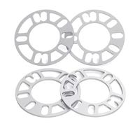 ISJRJF Joint Universel de Pneu de Voiture, Plaque de Joint d'adaptateur,1 Jeu= 4 pièces, Bride en Alliage d'aluminium à 4-5 Trous et 6 Trous(10mm Spacer)