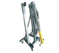 ISJRJF Palan Électrique Équipement de cric de Grue Mobile Manuel, Petite Grue Pliante hydraulique Ordinaire de 2 tonnes Treuil