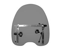 ISJRJF Pare-Brise de Moto Pare-Brise 15,75 Pouces pour Honda, Kawasaki, Suzuki, Yamaha, Cruisers déflecteur de Vent(S)