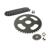ISJRJF Pignon Moteur Pignons Chaîne 428-104L 14T-17T pour VTT, Kart, Buggy, UTV 125cc, 150cc, 200cc, 250cc Pignon de Chaîne Arrière(16T Set)