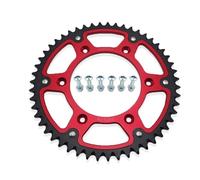 ISJRJF Pignon Moteur Pignons Entretoise de pignon arrière de Moto 51T 52T, Plaque de Disque de chaîne adaptée aux Motos Tout-Terrain Honda CR125 CR250 CRF450 Pignon de Chaîne Arrière(51T Sprocket A2)