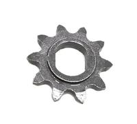ISJRJF Pignon Moteur Pignons Pignon Ovale 9T, 10T, 11T, 12T, 13T, 14T, 15T, Dents 25H, 10 mm, adapté au Moteur de Scooter Razor Evo IZIP 500 W -1000 W Pignon de Chaîne Arrière(10T)