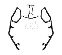 ISJRJF Protection Crash Bar Protecteur Pare-Choc en Acier Convient pour SYM HUSKY150, Barre Anti-Chute et Accessoires de Modification du Cadre de carrosserie(Black Style2)