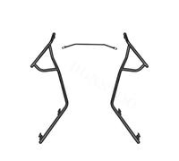 ISJRJF Protection Crash Bar Protecteur Pare-Choc en Acier Convient pour SYM HUSKY150, Barre Anti-Chute et Accessoires de Modification du Cadre de carrosserie(Black Style1)