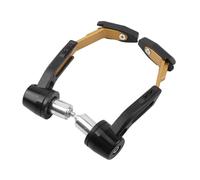 ISJRJF Protege Main Moto pour Accessoires de Guidon de Motocross, 1 Paire de protège-Mains en Alliage d'aluminium(Yellow)