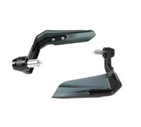 ISJRJF Protege Main Moto Protège-Mains de Moto, Housse Coupe-Vent, Protection Universelle, équipement de Protection modifié, Alliage d'aluminium CNC(Black)