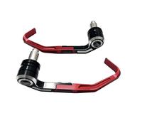 ISJRJF Protege Main Moto Protège-Mains en Aluminium pour Moto Honda CBR 600F, 650F, 650R, 1000RR, Protection de Frein et d'embrayage(Red 650R)