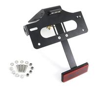 ISJRJF Support Plaque Moto Support de Plaque d'immatriculation pour Moto Honda CBR600F 2011-2014 CB600F / Hornet / 599 1998-2013 Accessoires pour Motos(with Reflector)