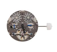 ISKDJBJG Calendrier Perpétuel Multifonctionnel, Mouvement Mécanique Automatique, Mouvement Pendulaire à Torsion Nue à 5 Aiguilles, LB20