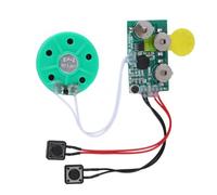 ISKDJBJG Carte de Module Vocal DIY 4 Minutes D'Enregistrement, Lecture de Puce Sonore Vocale, Carte de VœUx pour Le Remplacement des Bagages de Vacances