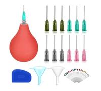 ISKDJBJG Fournitures D'Outils de Poterie Applicateur de Précision en Céramique Applicateur à Pointe de Précision Ensemble D'Outils d'argile de 3 Oz pour Glaçage de Poterie A