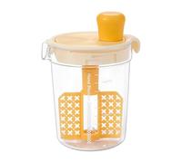 ISKDJBJG Mélangeur Manuel pour Vinaigrette avec Séparateur D'Œufs - Gadget de Cuisine Multifonction pour Vinaigrettes, Sauces et Huiles A