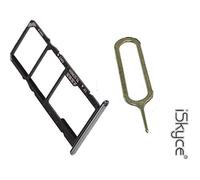 iSkyce Tiroir Double Sim SD pour Huawei Honor 8X Noir - clé pin