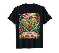 Isla en La Sangre Porto Rico T-Shirt Graphique avec Valeur